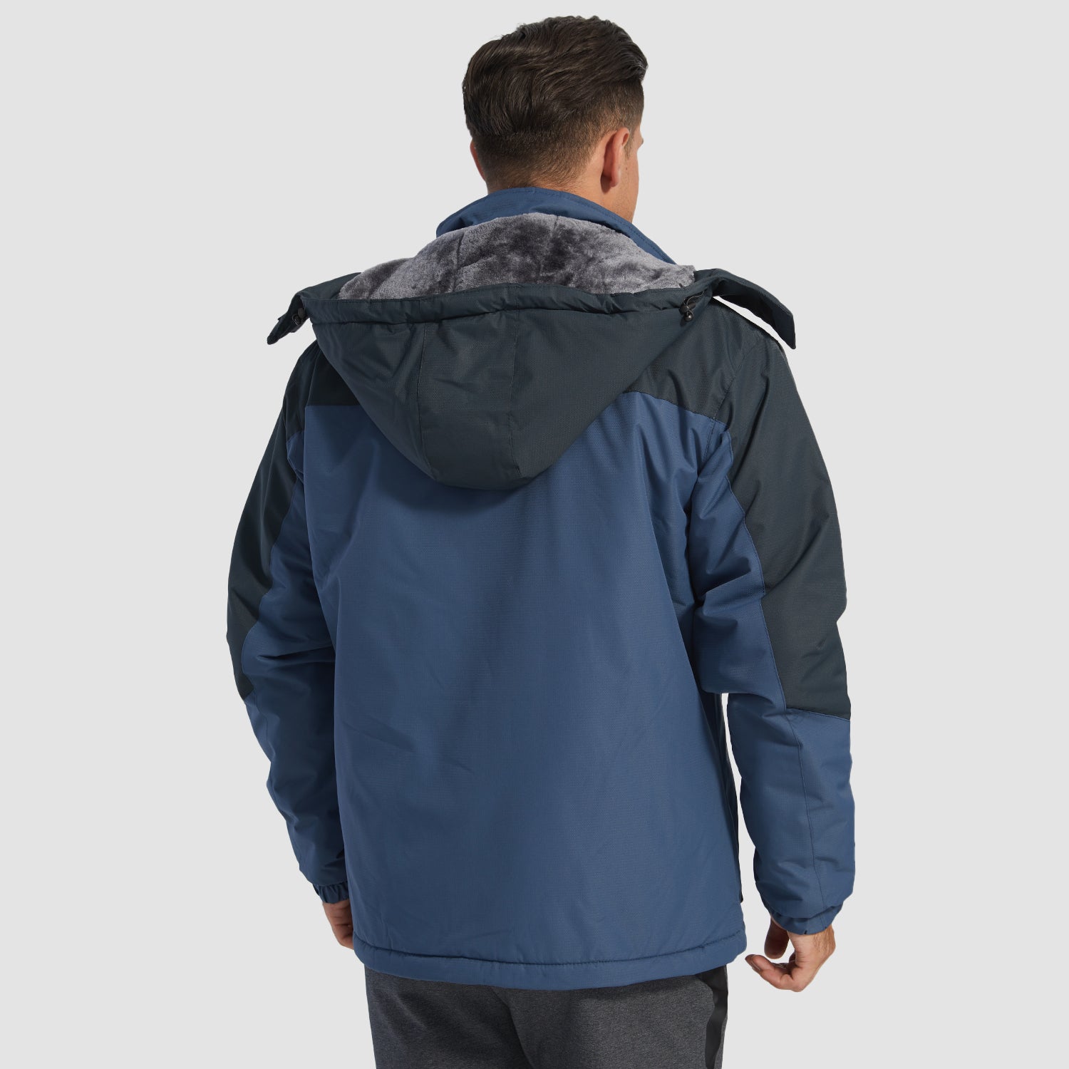 Men's Water-Repellent Winter Ski Jacket with Fleece Lining - MAGCOMSEN