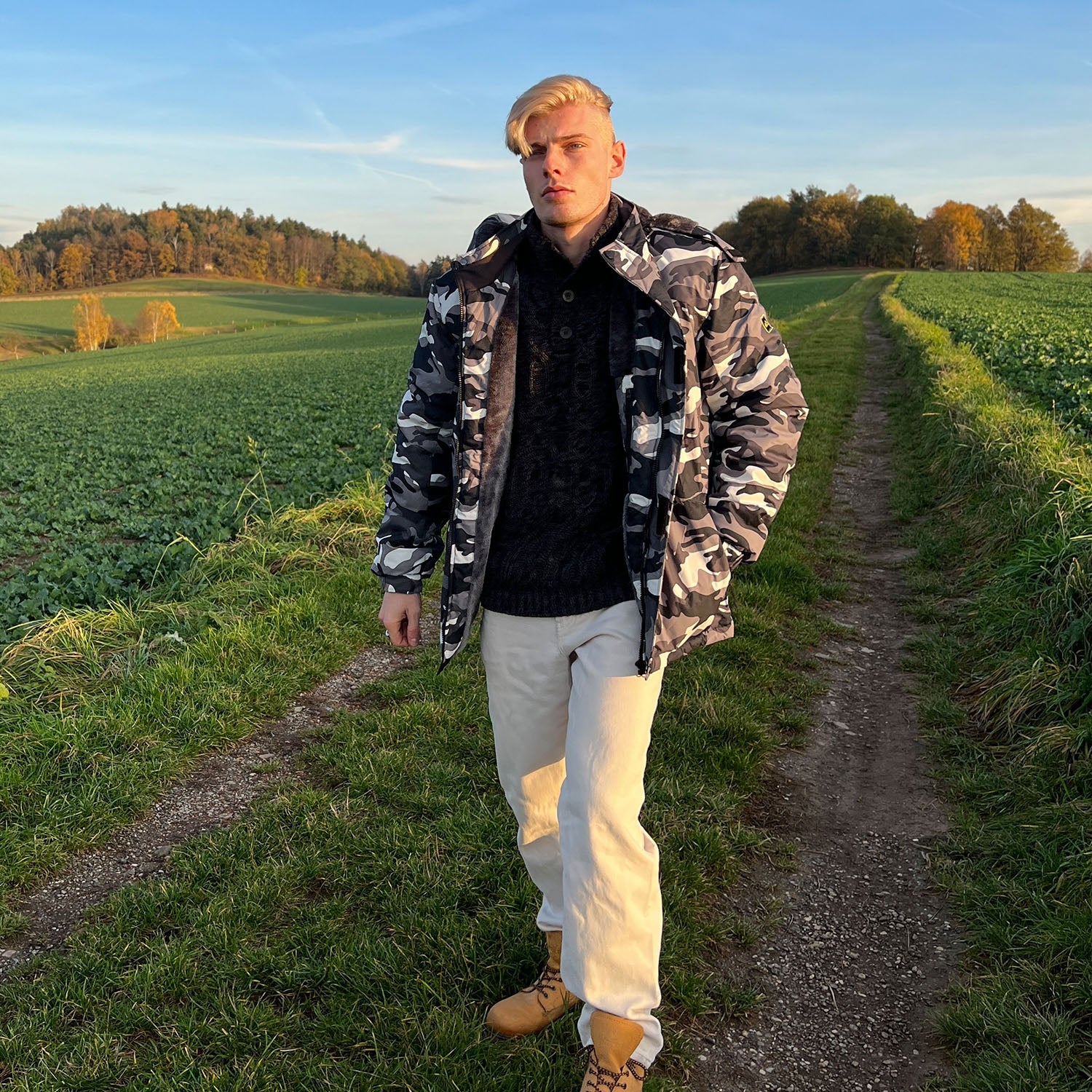 Men's Water-Repellent Winter Ski Jacket with Fleece Lining - MAGCOMSEN