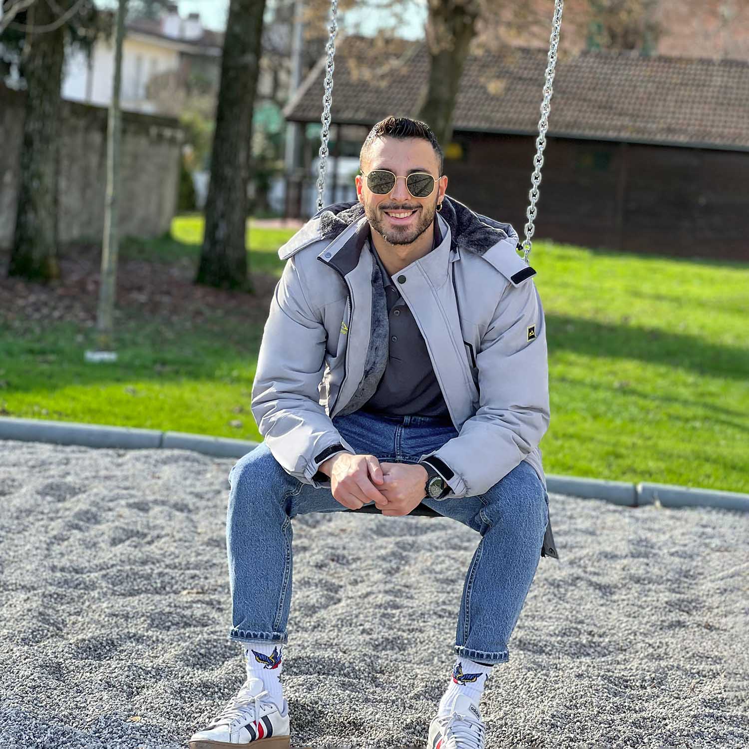 Men's Water-Repellent Winter Ski Jacket with Fleece Lining - MAGCOMSEN