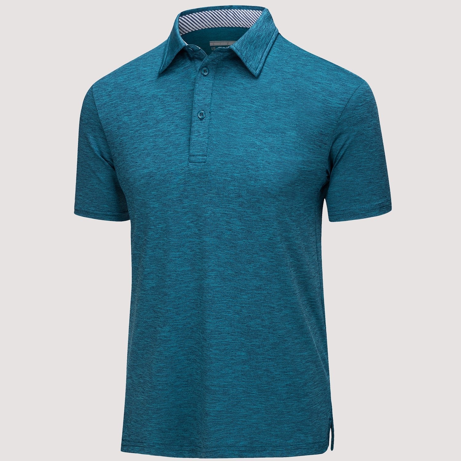 Men's Polo T-Shirt Quick Dry Performance Short Sleeve Golf Shirt