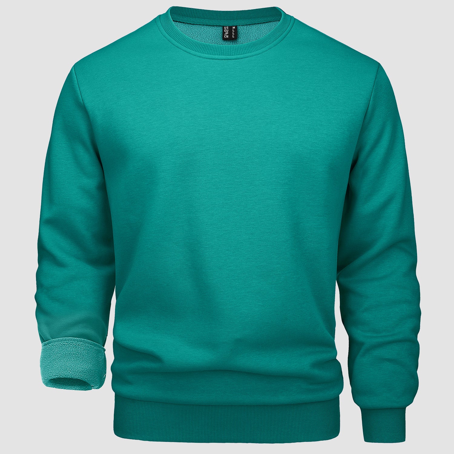 Men's Crewneck Sweatshirt Long Sleeve Casual Warm Fleece Pullover Hoodie
