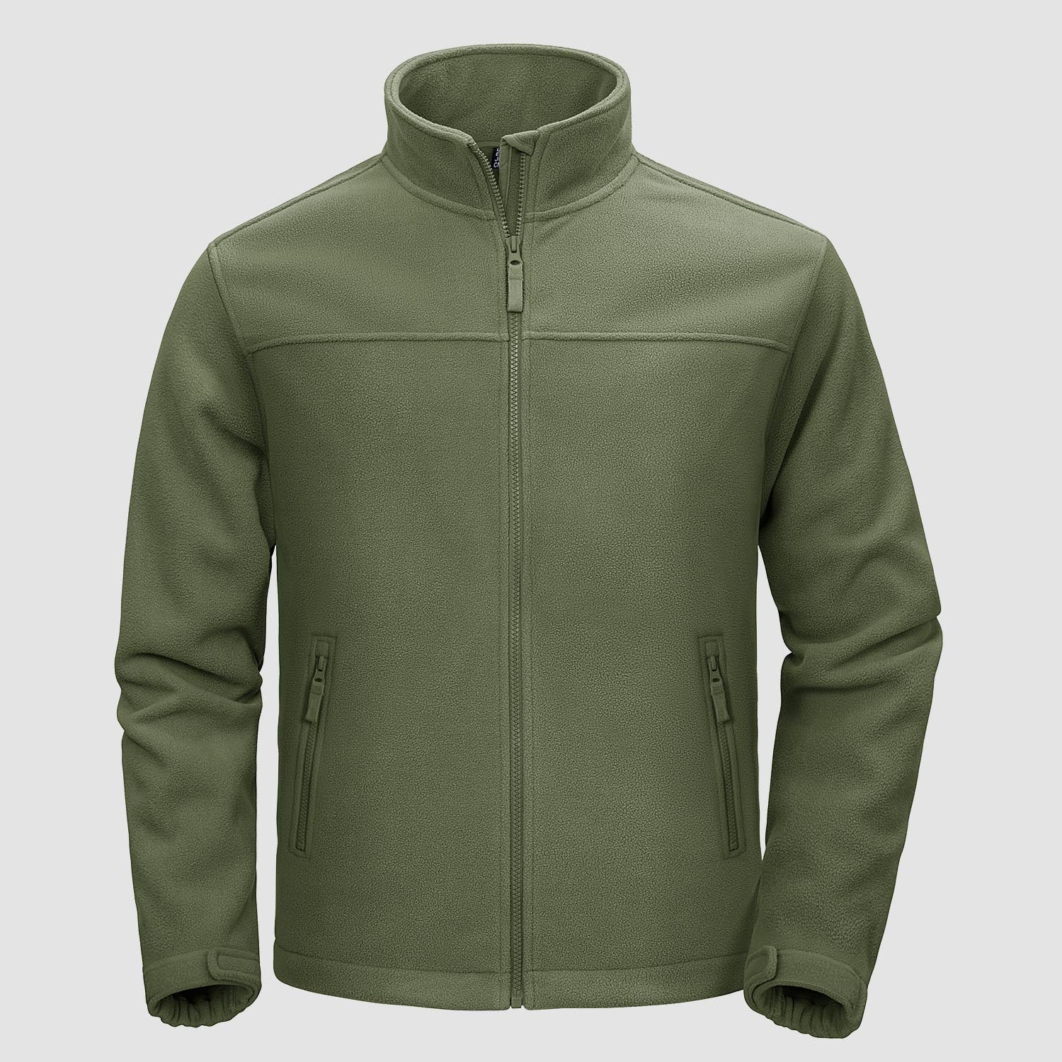 Men's Fleece Jacket Full Zip Lightweight Casual Jacket - MAGCOMSEN