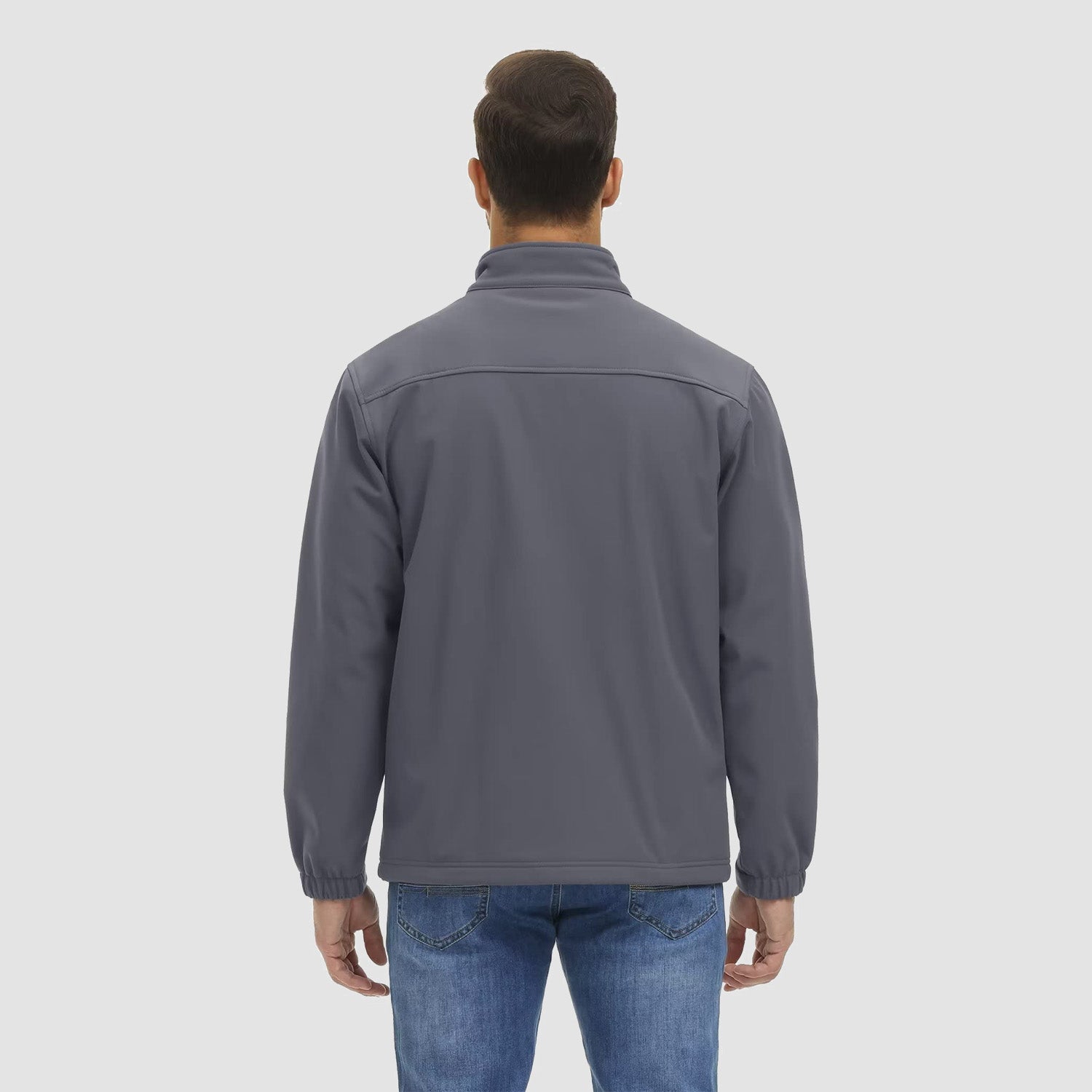 Men's Tactical Jacket Fleece Lined Soft Shell Winter Jacket Lightweight Water Resistant Coats Outwear - MAGCOMSEN