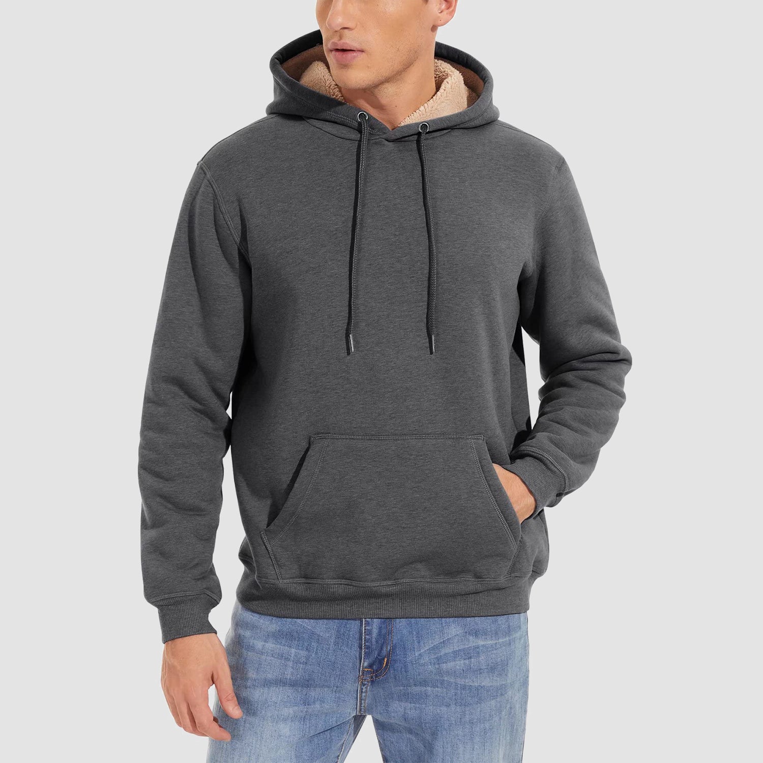 Men's Hoodie Sweater Fleece Pullover Hoodies Sweatshirt - MAGCOMSEN