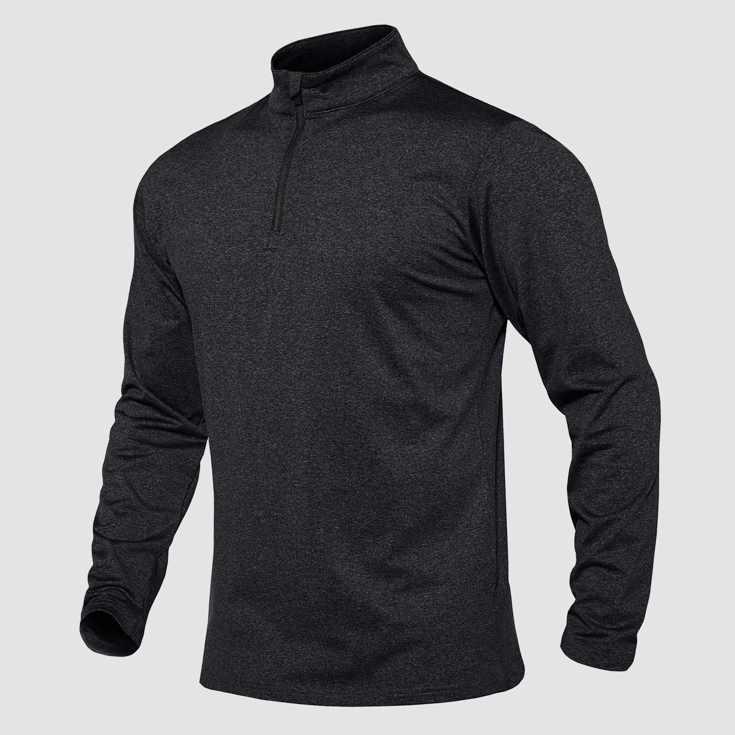 Men's Athletic Shirt 1/4 Zip Fleece Long Sleeve Sweatshirts - MAGCOMSEN