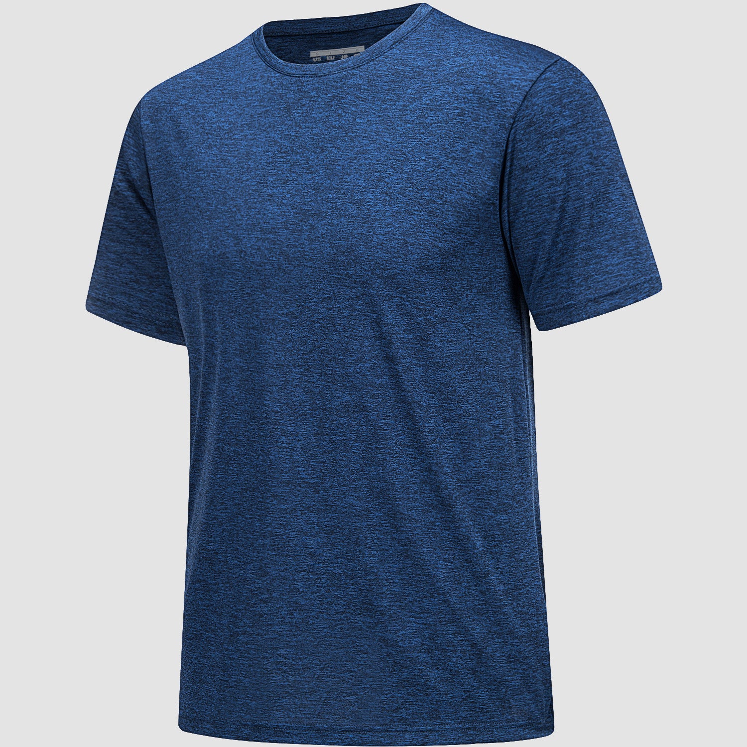 Men's Tag Free Crewneck Moisture Wicking Running Gym Wokout Fitness Athletic Tee Shirt - MAGCOMSEN