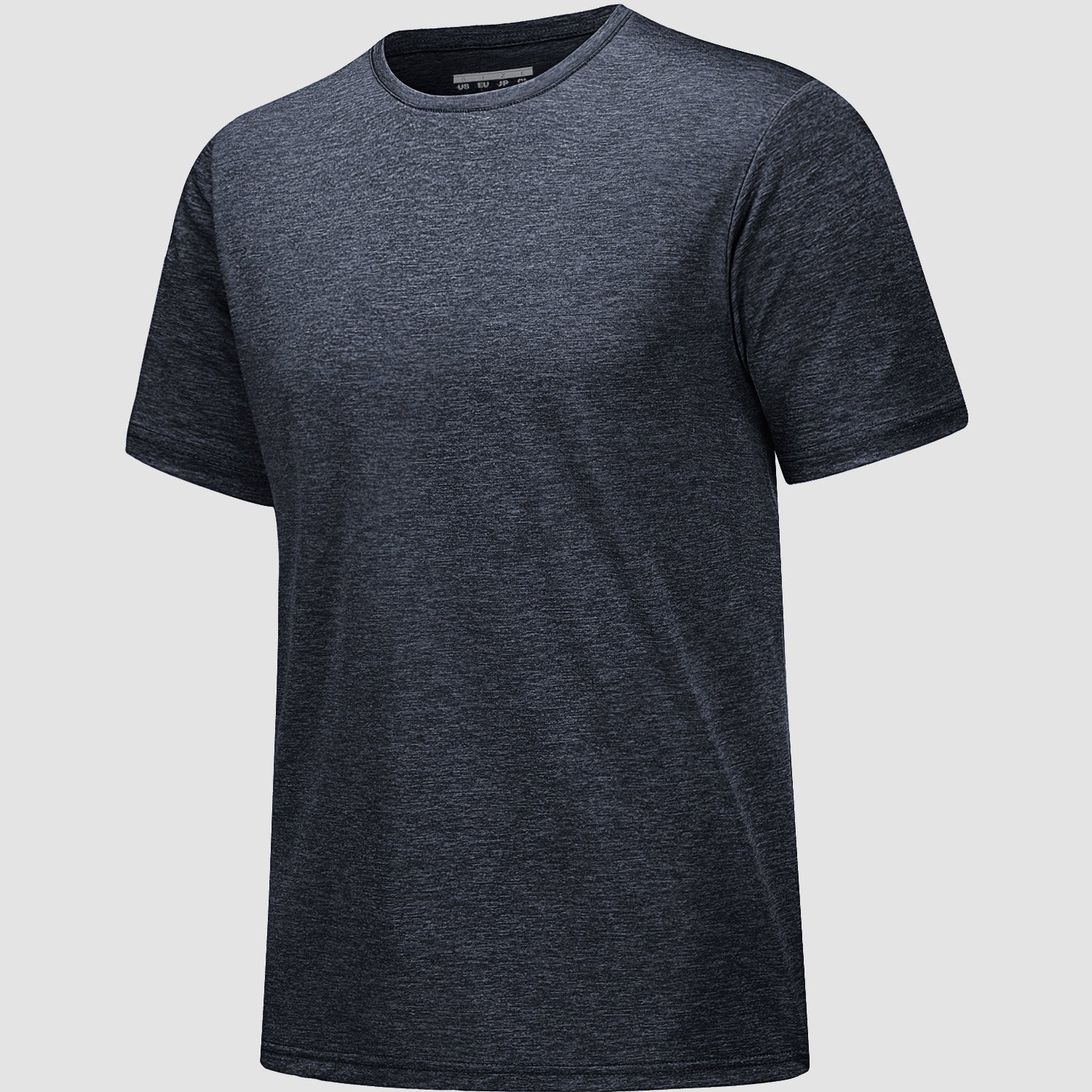 Men's Tag Free Crewneck Moisture Wicking Running Gym Wokout Fitness Athletic Tee Shirt - MAGCOMSEN