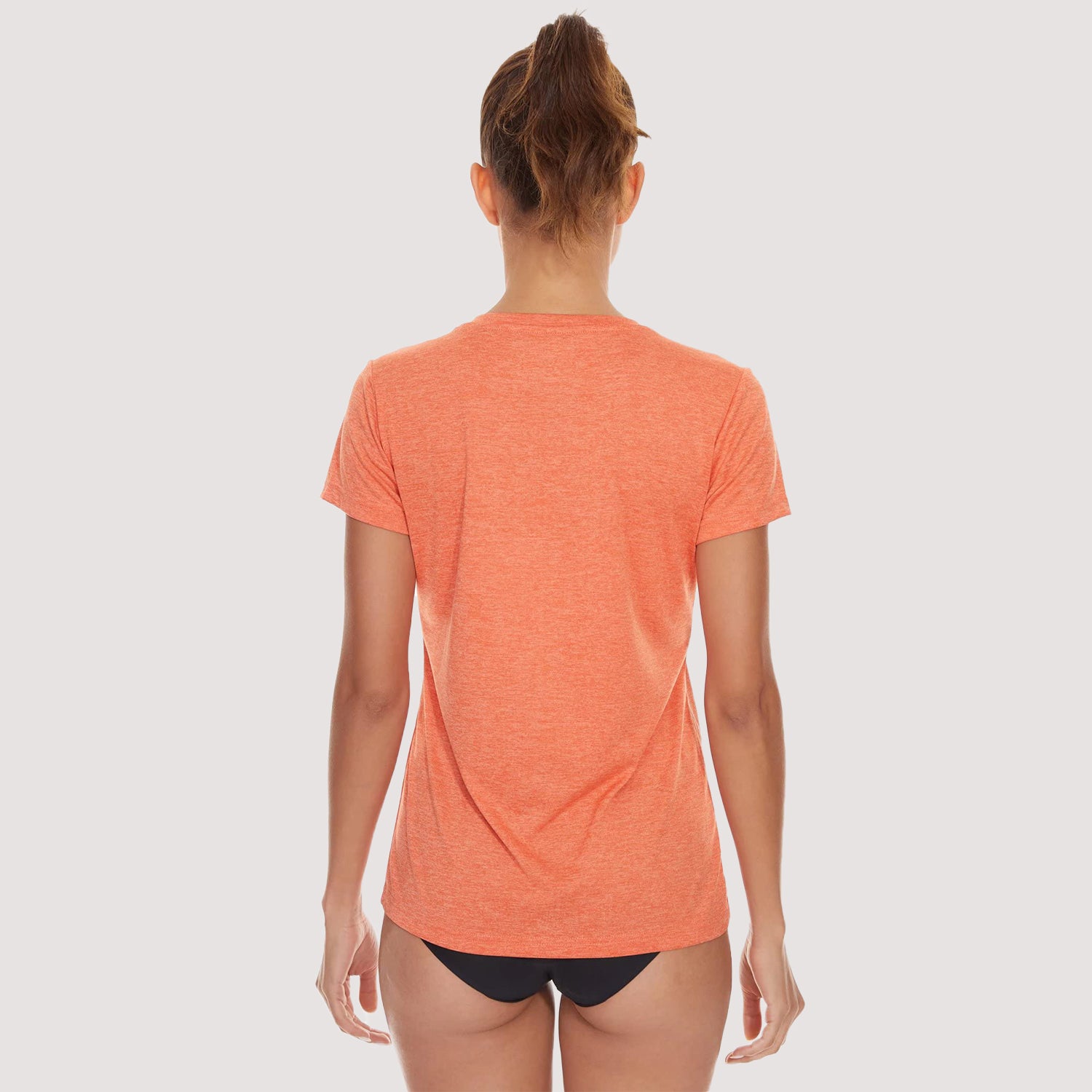 Women's Running T-Shirt Quick Dry V-Neck Yoga Top Tee Shirts