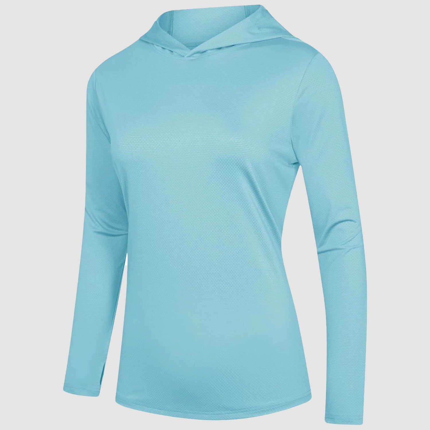 Women's Hoodie Shirts UPF 50+ Sun Protection Long Sleeve UV Shirt Fishing Hiking Athletic Shirts with Thumb Hole