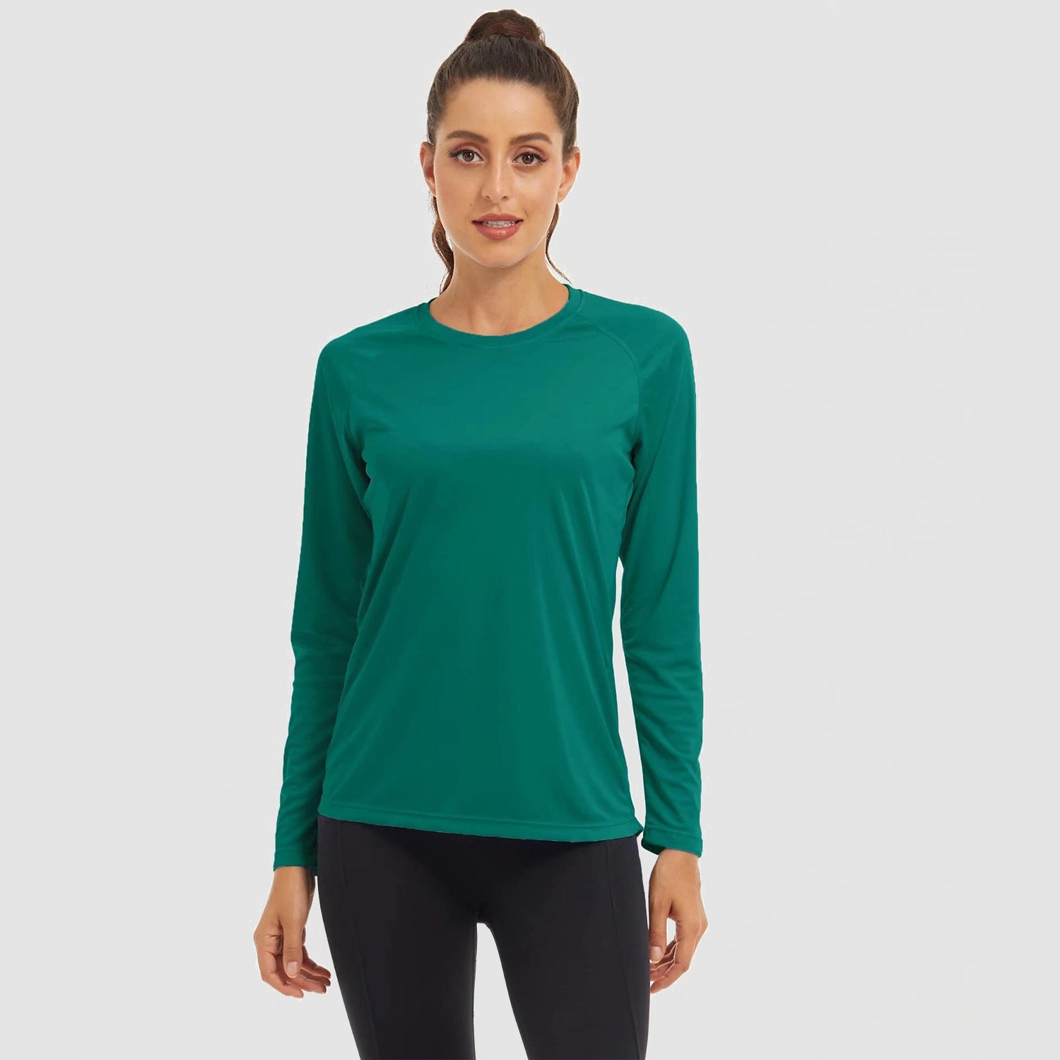 Women's Long Sleeve Shirts UPF 50+ Sun Protection Shirts for Hiking Fishing Workout Rash Guard