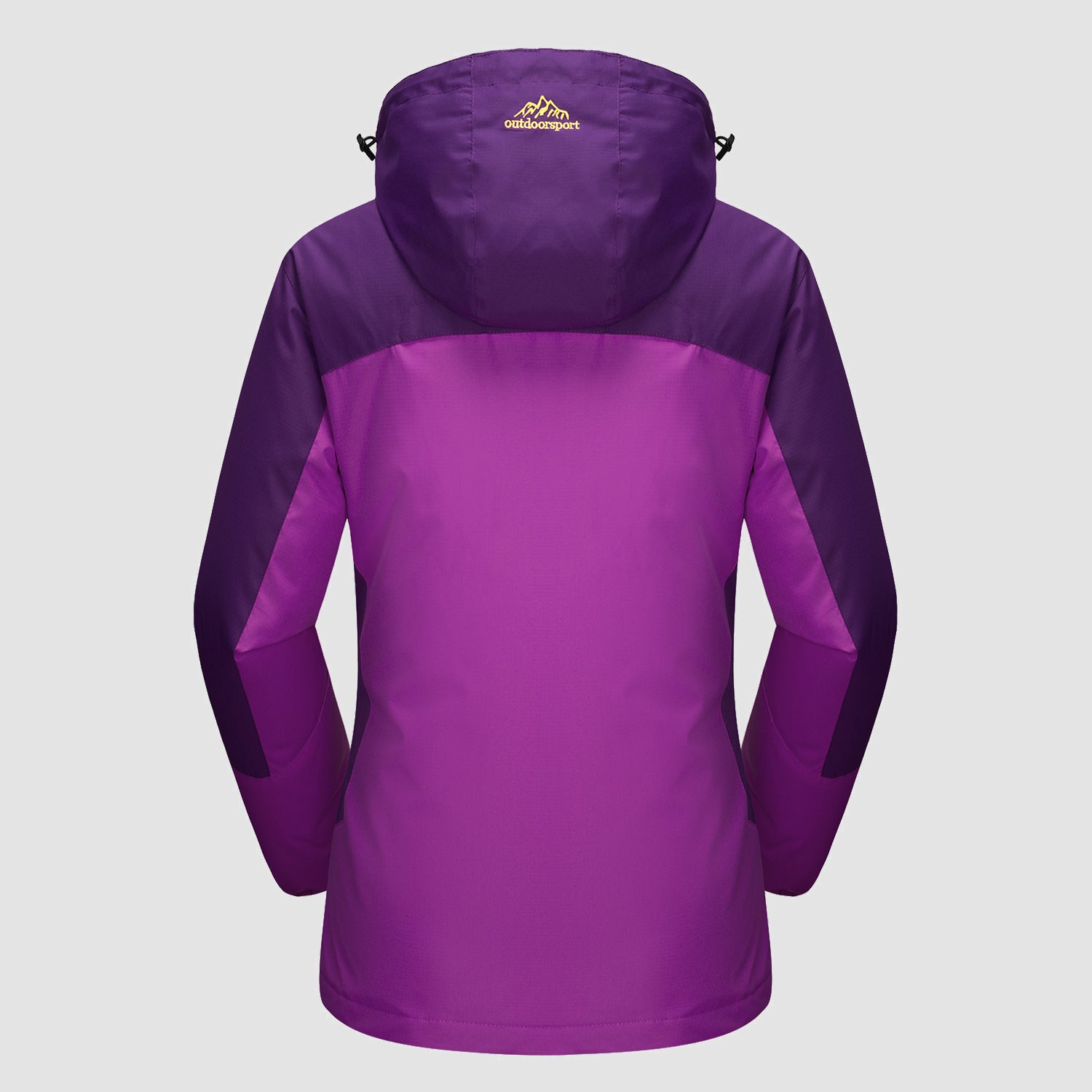 Women’s 3-in-1 Waterproof Ski Jacket with Detachable Fleece Liner Purple by MAGCOMSEN #color_Purple